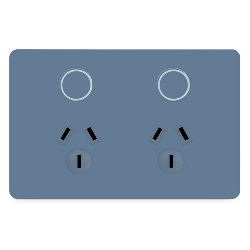 Hesperus Double Powerpoint, PigBlue (Front)